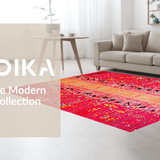 Cozy Warm Tones Abstract Style(Red)