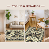 Elegant Faded Patterned Charm(Beige)