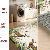 Dynamic Deer Print Fusion(Beige)