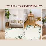 Fresh Contemporary Leaf Composition(Beige)