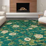Ultra Soft Area Rug, Non Slip, Stain Resistant, Washable Area Rugs for Living Room, Bedroom, Sophisticated Moss Green Decorative Element(Green)