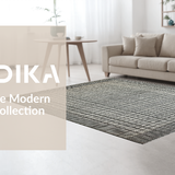 Chic Modern Shag Geometry(Black)