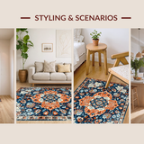 Cozy Earthy Tones Diamond Layout(Blue)