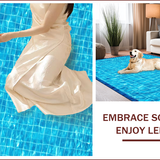 Retro Sporty Abstract Art(Blue)