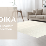 Ultra Soft Area Rug, Non Slip, Stain Resistant, Washable Area Rugs for Living Room, Bedroom, Rustic Textured Ombre Design(Beige)