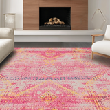 Contemporary Abstract Colorful Fusion(Pink)