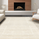 Contemporary Neutral Geometric Elegance(Beige)
