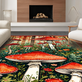 Chic Toned Mushroom Design(Red)