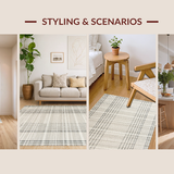 Cozy Textured Symmetrical(Beige)