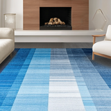 Stylish Dual Tone Fluid Design(Blue)