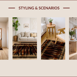 Ultra Soft Area Rug, Non Slip, Stain Resistant, Washable Area Rugs for Living Room, Bedroom, Wildlife-Inspired Luxurious Aesthetic(Brown)