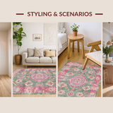 Chic Ogee Design in Hues(Green)