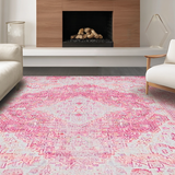 Pastel Distressed Patterned Accent(Pink)