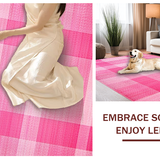 Charming Pastel Checkerboard Style(Pink)