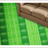 Ultra Soft Area Rug, Non Slip, Stain Resistant, Washable Area Rugs for Living Room, Bedroom, Green Neutral Dining Room Pet-Friendly Low Maintenance Rug(Green)
