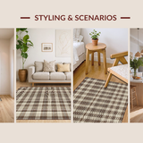 Cozy Vintage Inspired Lattice Design(Beige)