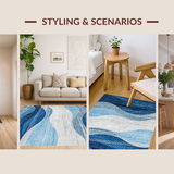 Chic Modern Artful Overlay(Blue)