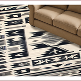 Southwestern Ethnic Geometric Elegance(Black)