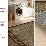 Chic Whimsical Leopard Patterned Accent(Beige)