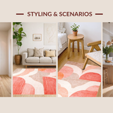 Sophisticated Pastel Circular Design(Red)