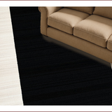 Ultra Soft Area Rug, Non Slip, Stain Resistant, Washable Area Rugs for Living Room, Bedroom, Cozy Black Tan Patterned Charm(Black)