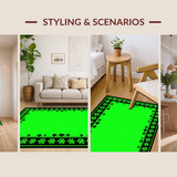 Elegant Green Checkered Design(Green)