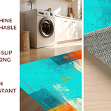 Contemporary Colorful Swirl Motif(Blue)