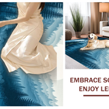 Chic Gray Tiled Motif(Blue)