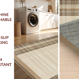 Chic Transitional Striped Design(Beige)