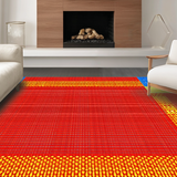Brightly Colored Contemporary Sensory Mat(Red)