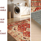 Distressed Abstract Colorful Design(Red)