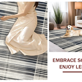 Chic Monochrome Striped Reversible Design(Black)