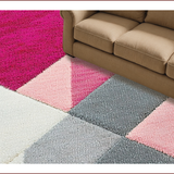 Ultra Soft Area Rug, Non Slip, Stain Resistant, Washable Area Rugs for Living Room, Bedroom, Shaggy Modern Dorm Rug for Girls Room(Pink)