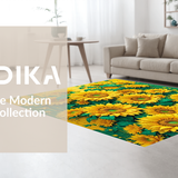 Vibrant Earthy Shaggy Elegance(Yellow)
