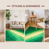 Artistic Colorful Whirlwind(Green)