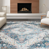 Elegant Monochrome Medallion Style(Blue)