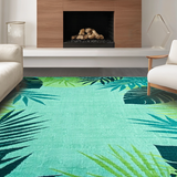 Earthy Teal Botanical Fusion(Blue)