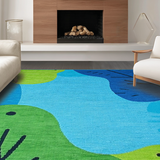 Bright Blue Nature Inspired(Blue)