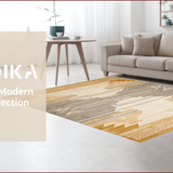 Ultra Soft Area Rug, Non Slip, Stain Resistant, Washable Area Rugs for Living Room, Bedroom, Subtle Earth Tone Safari Aesthetic(Beige)