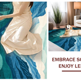 Elegant Scenic Landscape Motif(Blue)