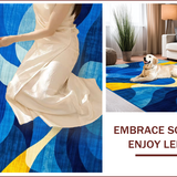 Contemporary Geometric Fusion Aesthetic(Blue)