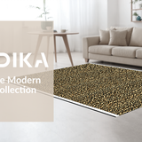 Ultra Soft Area Rug, Non Slip, Stain Resistant, Washable Area Rugs for Living Room, Bedroom, Trendy Nature-Inspired Touch(Beige)