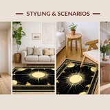 Sleek Modernist Ogee(Black)