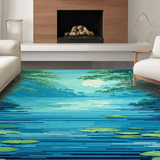 Joyful Nature Themed Artistic Touch(Blue)