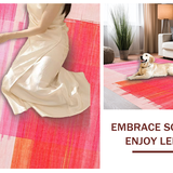 Elegant Abstract Floral Motif(Pink)