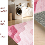 Trendy Fluid Artistic Lines(Pink)