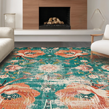 Chic Floral Geometric Fusion(Green)