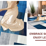 Striking Modernist Patchwork Composition(Blue)