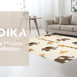 Playful Safari Inspired Visual Elements(Beige)