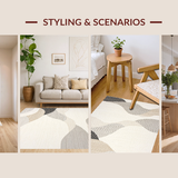 Chic Modern Earthy Textured Motif(Beige)